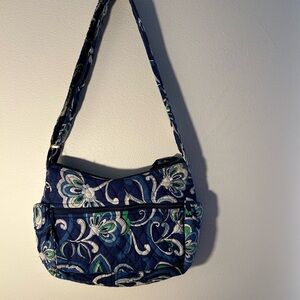 Vera Bradley Blue Floral Shoulder Bag